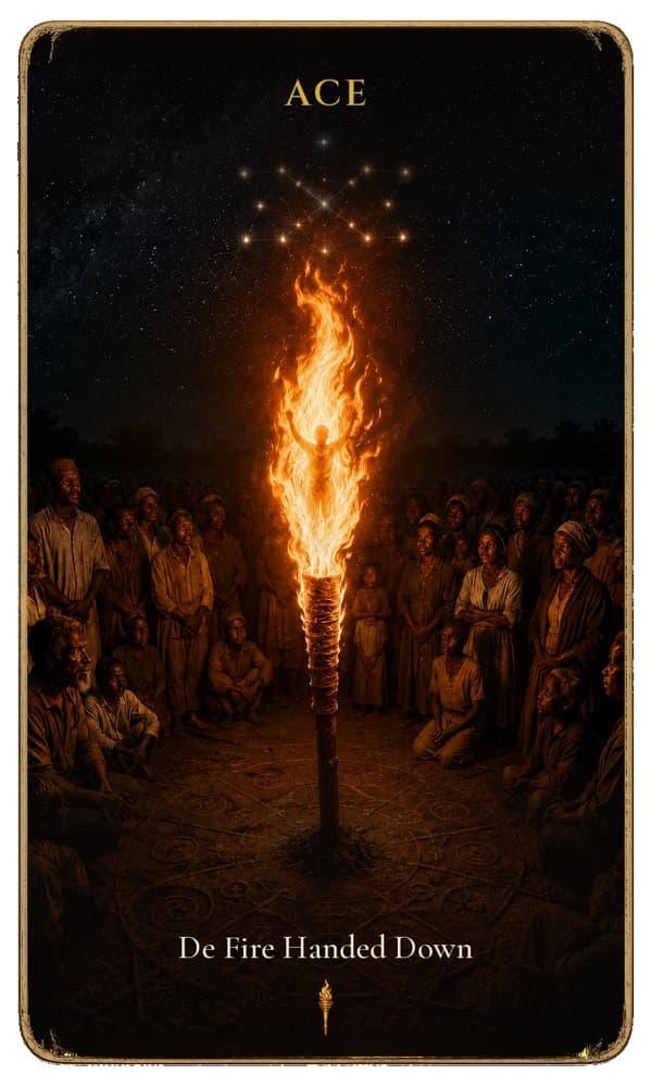 ACE OF FLAME tarot card