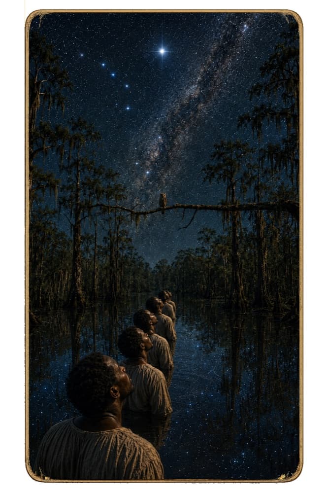 THE NORTH STAR tarot card