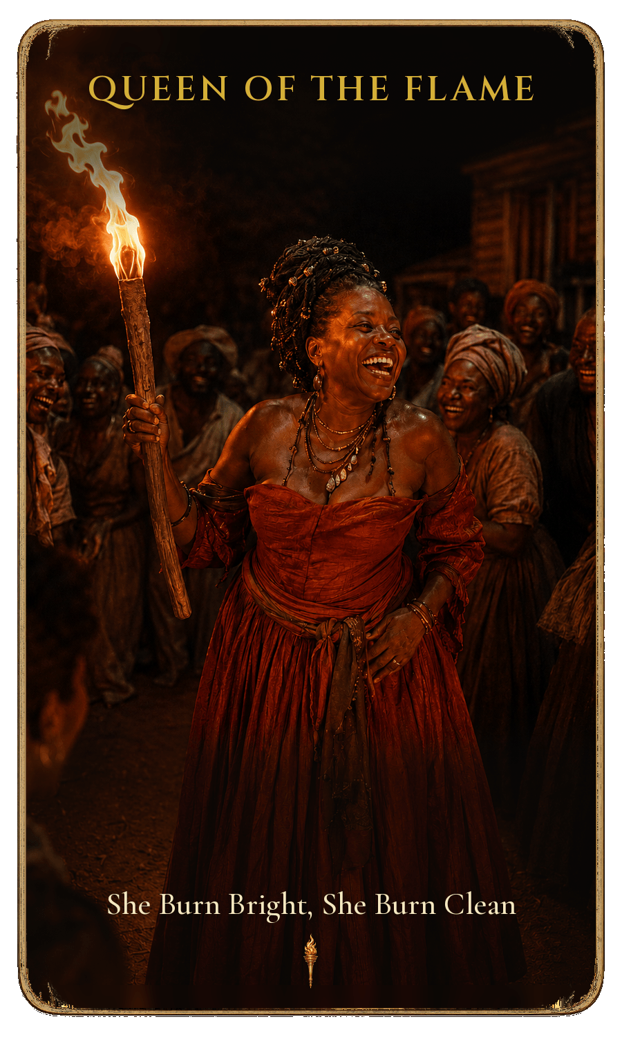 QUEEN OF THE FLAME, She Walk In And Da Room Change